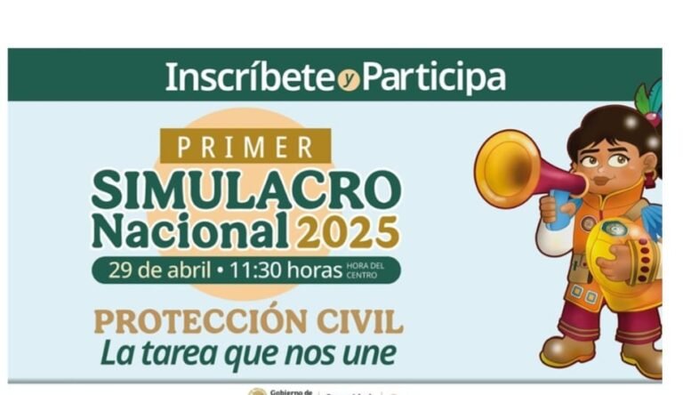 SIMULACRO NACIONAL 2025 SE REALIZARÁ EL 29 DE ABRIL EN TODO EL PAÍS ...