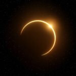 Representation,Of,A,Partial,Solar,Eclipse,Close,To,The,Annular